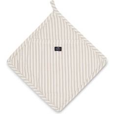 Lexington Icons Herringbone Grytlapp Beige (25x25cm)
