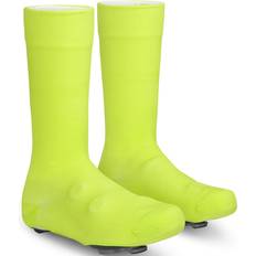 Flandrien Waterproof Knitted Road Shoe Covers Yellow Hi-Vis