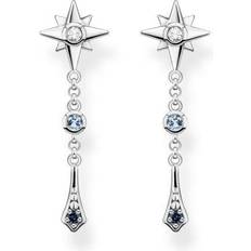 Thomas Sabo Royalty Star Earrings - Silver/Transparent