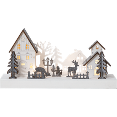 Star Trading Fauna Village de Noël 28cm