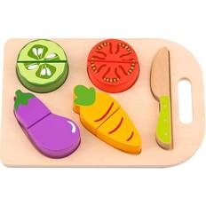 Tooky Toy Wooden Play Cutting Vegetables