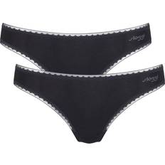 Go blonder Sloggi Go Brazilian Brief 2-pack - Black