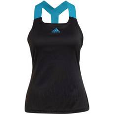 Kapea Topit Adidas Aeroknit Y-Tanktop - Black/Blue