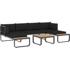 vidaXL 48654 Lounge-Set, 1 Tisch einschl. 3 Sofas