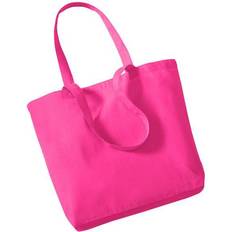 Westford Mill Organic Cotton Shopper Bag 2-pack - Fuchsia