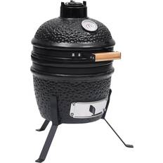 Stahl Smoker vidaXL 2-in-1 Kamado Barbecue Grill Smoker