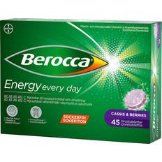 Brustabletter Vitaminer & Mineraler Berocca Energy Cassis & Berries 45 st