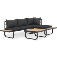 Loungeset Utemöbler på rea vidaXL 44704 Loungeset, 1 Bord inkl. 2 Soffor