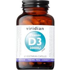 Viridian Nutrition Viridian Vitamin D3 2000 IU 60 kapslar