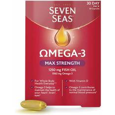 Fatty Acids Seven Seas OMEGA-3 Max Strength 30 pack wilko