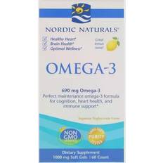 Nordic Naturals Omega-3 690mg. Lemon 60 stk