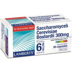 Saccharomyces boulardii Lamberts Saccharomyces Cerevisiae Boulardii 300mg 30 Capsules