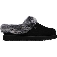 Skechers Women Slippers Skechers Bobs Keepsakes Ice Angel - Black