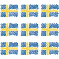 Papstar Sverige AB PAPSTAR Serviet 3-lags 24x24cm rød