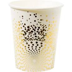 Festartikler Vegaoo Luksus papkrus gyldne 250 ml