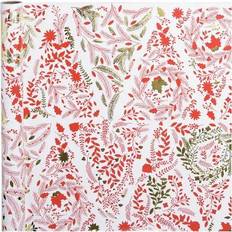 Creativ Company Papier D'emballage Sapins De Noël 300 x 50 cm Blanc/Rouge