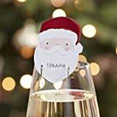 Festartikler Ginger Ray Julebordkort Santa