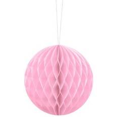 Palle di Carta Velina PartyDeco Pallina A Nido D'Ape Rosa Chiaro 10 cm