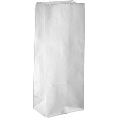 Sacs Cadeaux Creativ Company sacs en papier 9 x 6,5 x 22,5 cm 100 pièces blanc