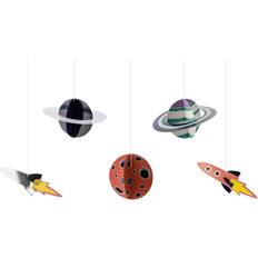 PartyDeco 5 Suspensions 3D Space Party