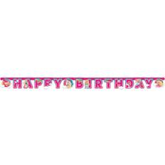 Birthday barbie Vegaoo Bokstavsgirlang Happy Birthday Barbie Dreamtopia 200x15cm