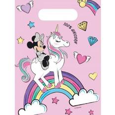 Vegaoo Procos PR90332 Disney Minnie Mouse Unicorn Bags, One Size, 10067639, Colour: Pink, Standard