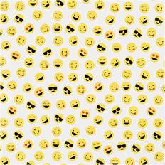 Creativ Company Gavepapir, smiley, B: 57 cm, 80 g, 150 m/ 1 rl