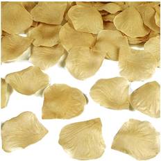 PartyDeco Rosenblad Guld 100-pack