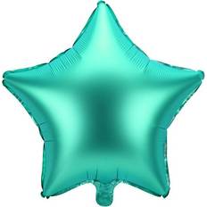 Grøn Tekst- & Temaballoner PartyDeco Foil Ballons Star 48cm Green