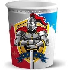 Valkoinen Pahvimukit Folat New Knight and Crest, Set of 8 mugs 250 ml