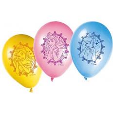 Gul Latexballoner Disney Princess Prinsesse balloner