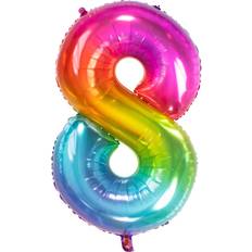 Folat ballon en aluminium Yummy Gummy Rainbow '8' 86 cm