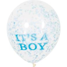 Baby Latexballoner Unique Party It's A Boy Konfetti Ballon