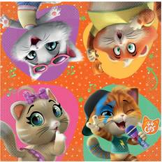 Festartikler Amscan 16 Papirservietter 44 Katte 33 x 33 cm