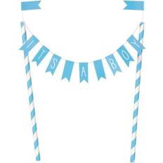 Unique Party It's A Boy Baby Shower Bunting Cake Decoration