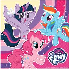 Papier Papieren servetten Amscan Servetten My Little Pony Roze 20 stuks