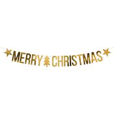 Girlanger & Konfetti PartyDeco Merry Christmas banner