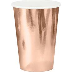 PartyDeco Rosegold Papkrus