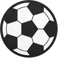 PartyDeco Tovaglioli Fussball 20x 17 x 17 x 17 cm