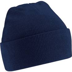 Beechfield Soft Feel Knitted Winter Hat - French Navy