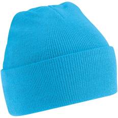 Beechfield Soft Feel Knitted Winter Hat - Surf Blue