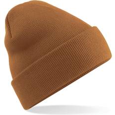 Beechfield Soft Feel Knitted Winter Hat - Caramel