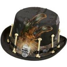 Widmann Voodoo tophat med knogler til voksne