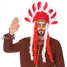 Th3 Party Indian Headdress Red