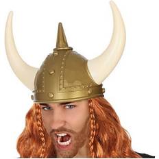 Donne Caschi Th3 Party Viking Helmet Golden Horns