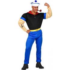 Widmann Srl-GRP02561VD Men's Super Sailor Costume, Multicoloured, Small, GRP02561VD