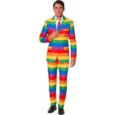 OppoSuits Kostüme OppoSuits Suitmeister Regnbåge Kostym Medium