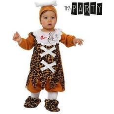 Th3 Party ATOSA 10403 Costume Caveman/Cavewoman 0-6 Months Brown, S Mois