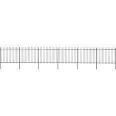 200.0 cm Hegn vidaXL Garden Fence with Spear Top 1020x200cm