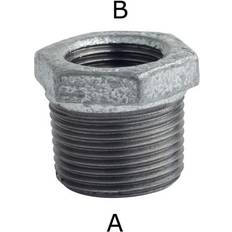 +GF+ nippelmuffe galvaniseret blødstøbt